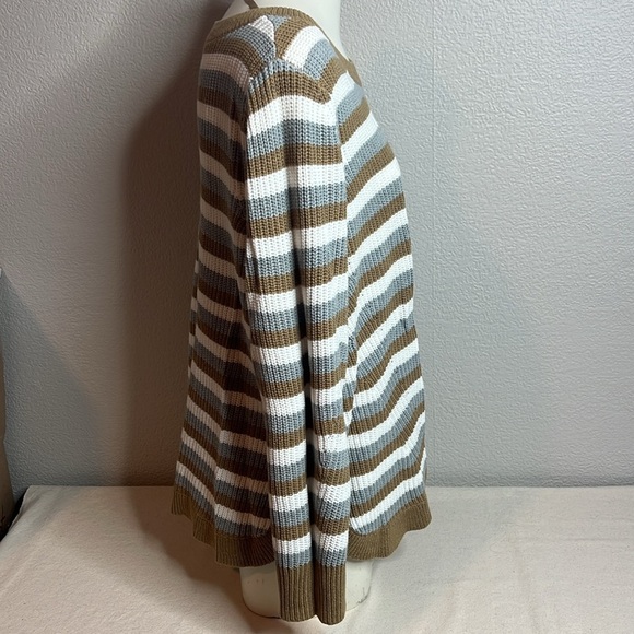 Lane Bryant Striped Ribbed Knit Sweater - Size 14/16 - Picture 3 of 6